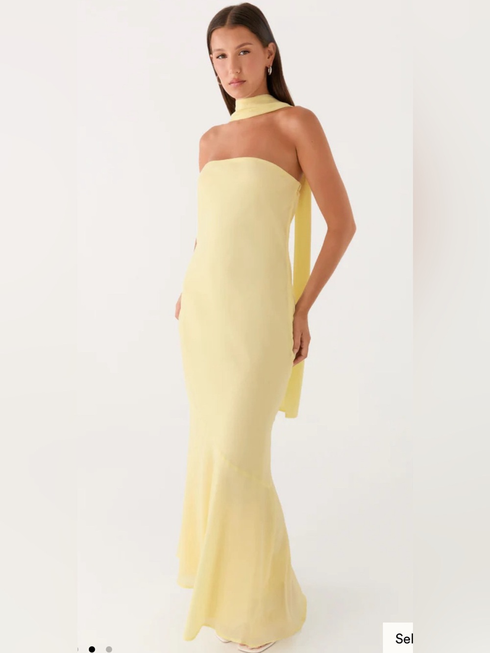 Peppermayo Yellow Under The Pagoda Maxi Dress - Size 8 - Picture 2 of 13